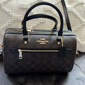 Coach dark brown BNWT mint condition purse strap and handle